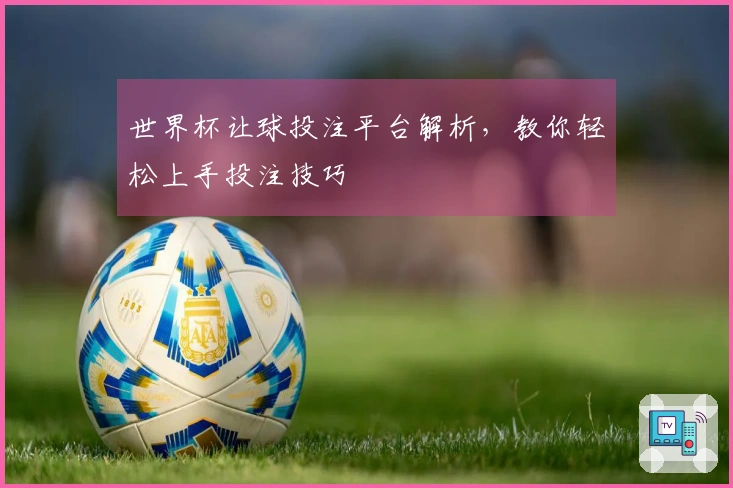 世界杯让球投注平台解析，教你轻松上手投注技巧