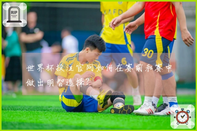 世界杯投注官网如何在赛前和赛中做出明智选择？