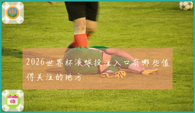 2026世界杯滚球投注入口有哪些值得关注的地方